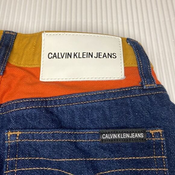 Calvin Klein Jeans Color Block Mini Skirt - Purple Size 24 waist - Picture 6 of 8